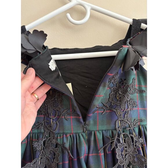 Trish Scully NWT Belle Gown Blackwatch Tartan Plaid Christmas Holiday Dress  6 - Picture 8 of 15